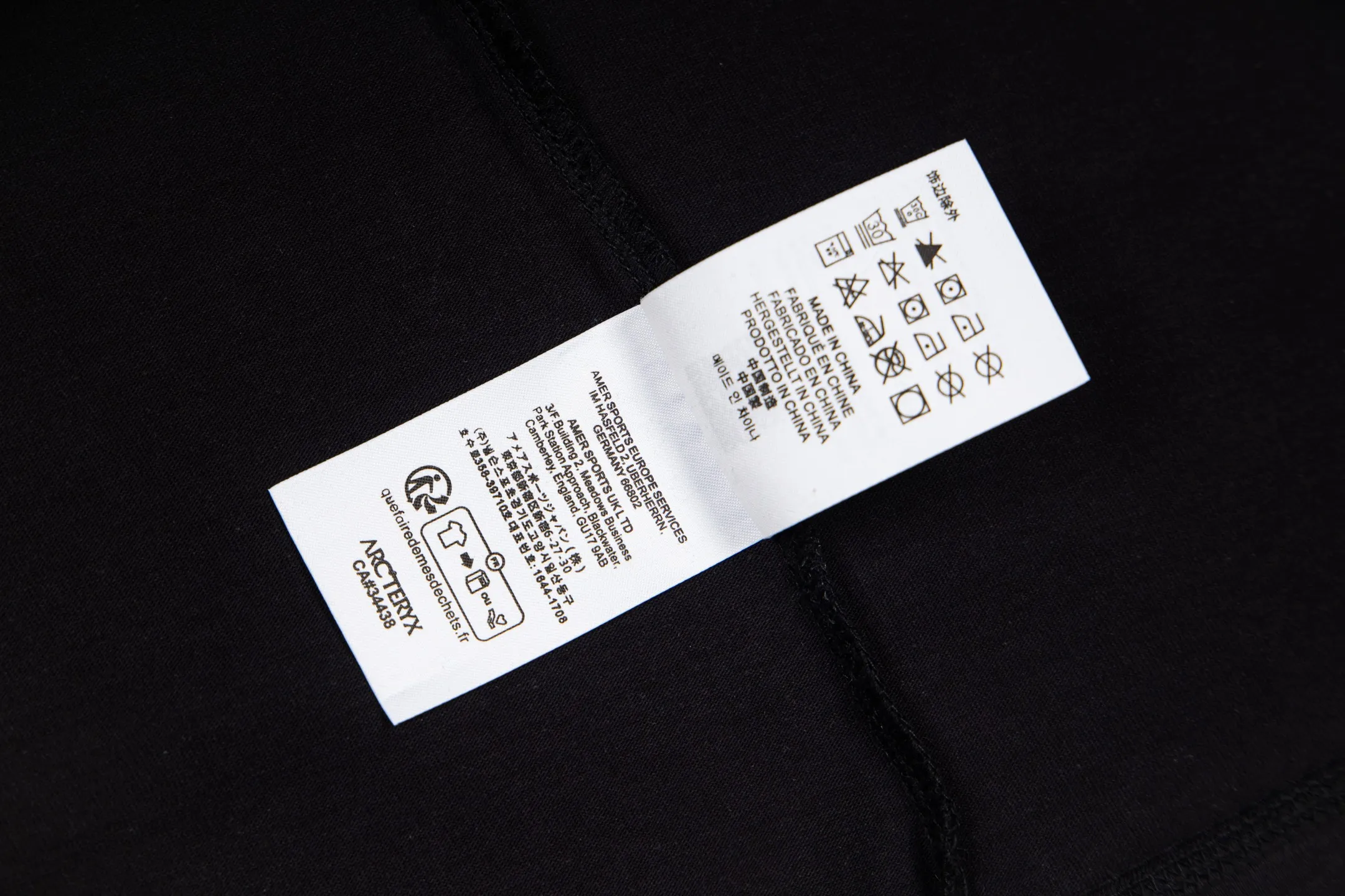 ARC'TERYX Same Style Same Style Series Sizes：S-XXL :Black White